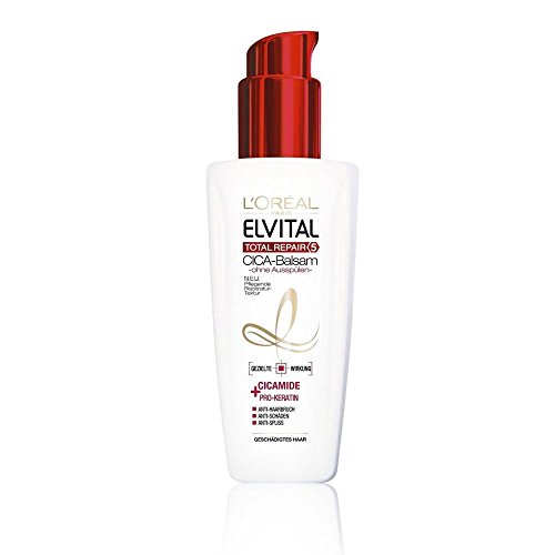 L'Oréal Paris Elvive Total Repair 5 CICA Bálsamo - Sin aclarado, 6er Pack (6 x 0,1 l)