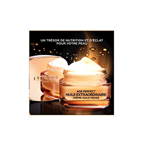 L’Oréal Paris Extraordinary Oil 50ml crema de día Piel seca - Cremas de día (Mujeres, Piel seca, Regenerador, Brillo, Suavizante, Jazmín, Cazuela, Essential oil)