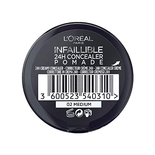 L'Oréal Paris Infalible Concealer Pomade Corrector Tono 02 Medium