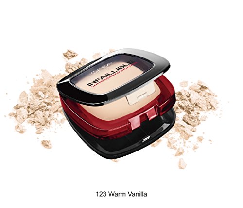 L'Oréal Paris - Infallible 24H, Maquillaje en Polvo Compacto, Tono 123