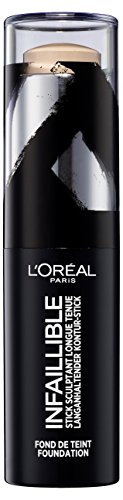 L'Oréal Paris, Infallible Stick de Maquillaje 24h, Tono 180 Beige