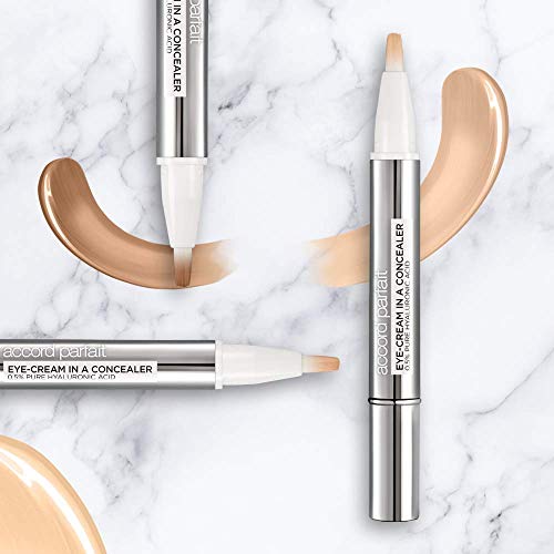 L'Oreal Paris Make-up Designer Gel De Cejas 104 Chatain + Máscara Pestañas Negro + Accord corrector 1-2D Ivory-Beige + Accord Perfect Blush Sandalwood Pink 120