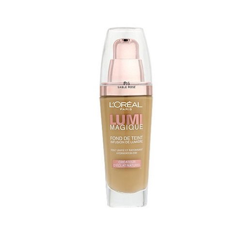 L’Oréal Paris Make-Up Designer Lumi Magique R5 Sable Rose base de maquillaje Frasco dispensador - Base de maquillaje (Frasco dispensador, Sable Rose, R5, Matificante, Hidratante, Iluminador, 14 h)