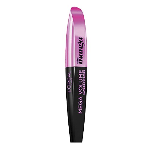 L’Oréal Paris Make-Up Designer Mega Volume Miss Manga - Waterproof máscara de pestañas - Máscaras de pestañas (Negro, Voluminizadora, Italia, 23 mm, 22 mm, 128 mm)