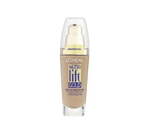 L'Oréal Paris Make-Up Designer Nutrilift Gold 310 Rose Honey - base de maquillaje (Frasco dispensador, Rose Honey, Anti-edad, Nutritiva, Radiante, Francia)