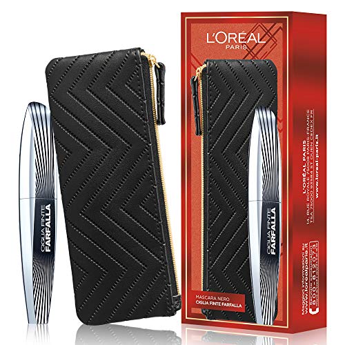 L'Oréal Paris Makeup - Máscara de pestañas con diseño de mariposa, con bolsillo, 50 g