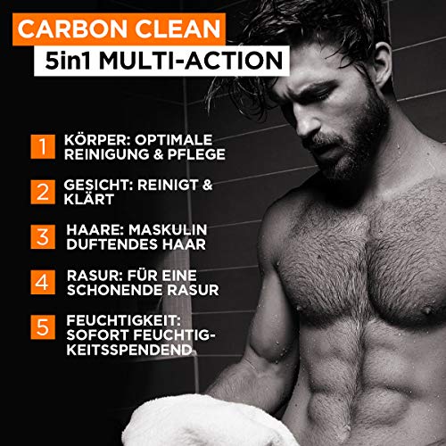 L'Oréal Paris Men Expert Carbon Duschgel Proteger, 2er paquete (2 x 300 ml)