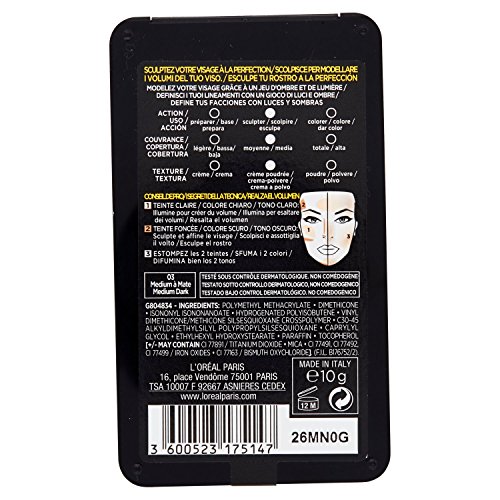 L'Oréal Paris Paleta Contouring Infalible Sculpt para Pieles Oscuras