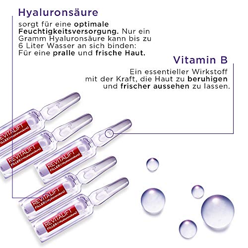 L'Oréal Paris Revitalift Filler - Hidrourón con ácido hialurónico puro, para una hidratación intensa y una piel acolchada, 9,1 ml