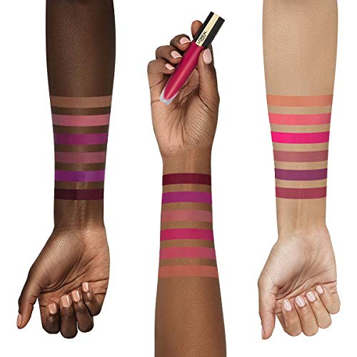 L'Oréal Paris Rouge Signature 104 I Rebel Pintalabios Mate Permanente Morado - 7 ml