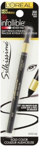 L'Oreal Paris Silkissime by Infallible Eyeliner, Black, 0.03 Ounce by L'Oreal Paris