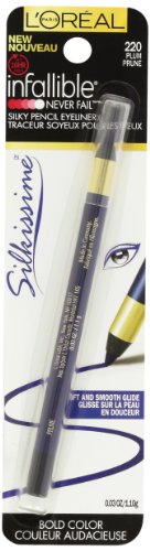 L'Oreal Paris Silkissime by Infallible Eyeliner, Plum, 0.03 Ounce by L'Oreal Paris
