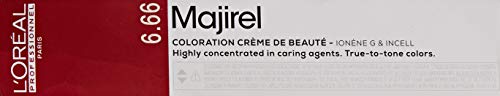 L'Oreal Professional Majirouge, Tinte Permanente, Tono 6.66, 50 ml.