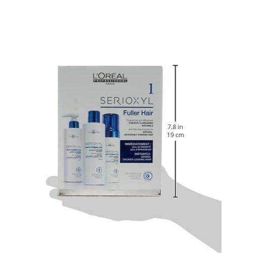L'Oréal Professionnel Expert Serioxyl - Kit para cuidado capilar, 3 piezas