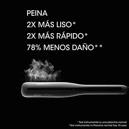 L'Oréal Professionnel - Steampod 3.0, Plancha de Pelo de Vapor Profesional, Enchufe Europeo, Color Blanco - 200 g