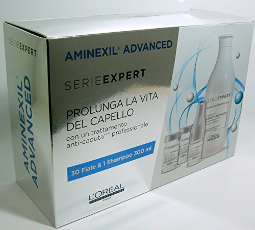 L'OREAL SERIE EXPERT AMINEXIL ADVANCED FIALE 30X6ML + DENSITY ADVANCED SHAMPOO 300ML