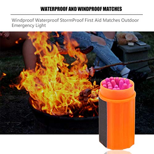 Lorenlli Excelente Prueba de Viento, Impermeable, a Prueba de tormentas, Primeros Auxilios, Juegos de Supervivencia en el Exterior, luz de Emergencia portátil