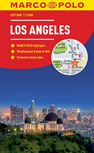 Los Angeles Marco Polo City Map - pocket size, easy fold, Los Angeles street map (Marco Polo City Maps) [Idioma Inglés]