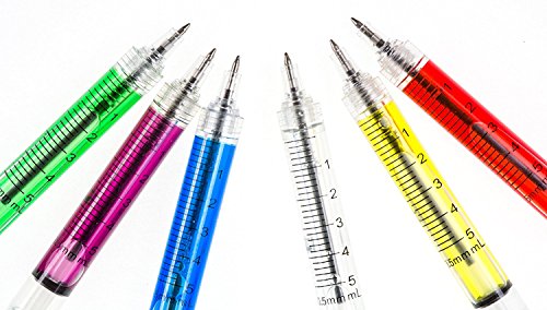Lote de 8 bolígrafos en 8 colores diferentes, para médicos, enfermeros