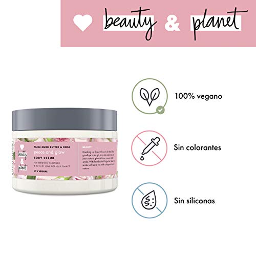 Love Beauty and Planet Exfoliante corporal manteca de muru muru y rosa Peace and Glow - 250 ml