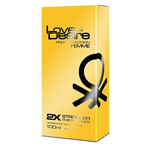 Love & Desire Oro Premium Edition feromonas para mujeres 100 ml Fantastische nuevo Aroma. Ganar bonitas de hombres 4 Pheromones en 1 Perfume... …
