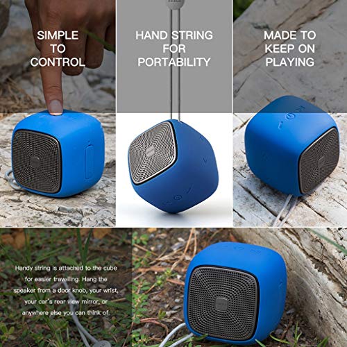 Love lamp Altavoz inalámbrico Bluetooth Altavoz Ligero Mini Subwoofer portátil Audio para teléfono móvil (Color : Orange)