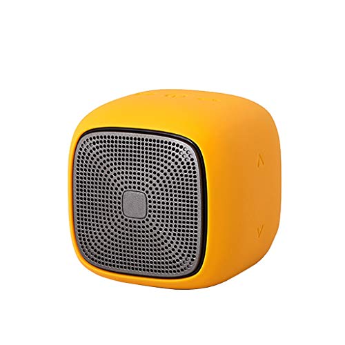 Love lamp Altavoz inalámbrico Bluetooth Altavoz Ligero Mini Subwoofer portátil Audio para teléfono móvil (Color : Orange)