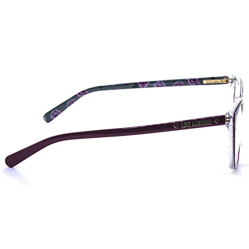 Love Moschino Gafas de vista mujer Plum brillante MOL524 0T7 53-16-145