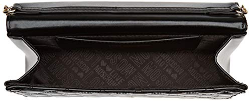Love Moschino Jc4122pp18la0000, Bolsa de mensajero Unisex Adulto, Negro (Nero), 14x6x22 centimeters (W x H x L)