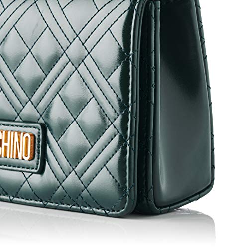 Love Moschino JC4261PP0BKA0, Bandolera para Mujer, Verde, Normale