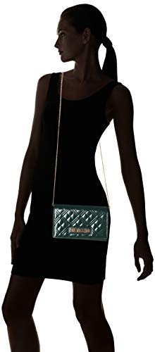 Love Moschino JC4261PP0BKA0, Bandolera para Mujer, Verde, Normale