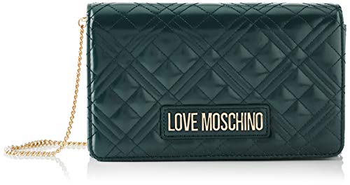 Love Moschino JC4261PP0BKA0, Bandolera para Mujer, Verde, Normale