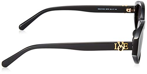 Love Moschino MOL014/G/S Gafas de sol, Negro (BLACK), 55.0 para Mujer