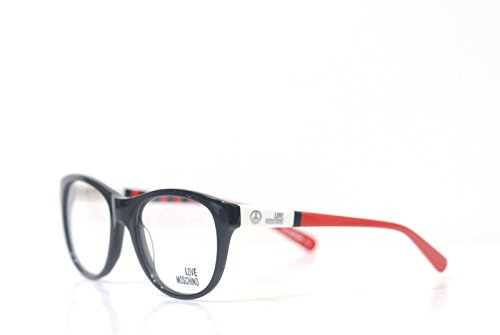 Love Moschino - Montura de gafas - para mujer negro Nero-Bianoc-Rosso Talla única