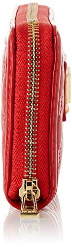 Love Moschino Quilted Nappa PU, Cartera. para Mujer, Rojo (Rosso), 15x10x15 Centimeters (W x H x L)