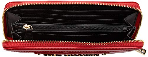 Love Moschino Quilted Nappa PU, Cartera. para Mujer, Rojo (Rosso), 15x10x15 Centimeters (W x H x L)