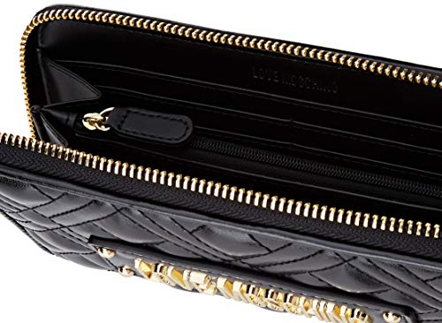 Love MoschinoPORTAF.Quilted Nappa PU NEROMujerNegroNormale