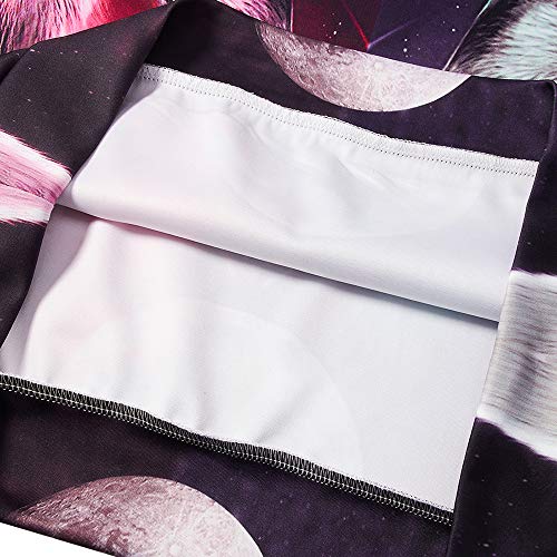 Loveternal 3D Hoodies Impresión Wolf Sudaderas con Capucha con Cordón Bolsillo Maquillaje Pullover Sweatshirt para Mujeres Hombres M