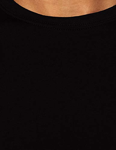 Lower East Camiseta de manga larga Hombre, Pack de 5 Mehrfarbig (Weiß/Schwarz/Grau/Blau/Grün), Small