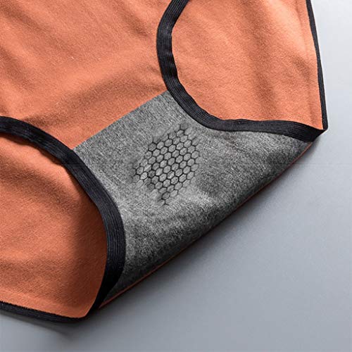 LQQ Bragas Braguitas Tangas Pack De 4 Braguitas Elásticas De Algodón Peinado Completo para Mujer Bragas Ropa Interior Sin Costuras Algodón Puro Suave Y Transpirable con El Mejor Ajuste