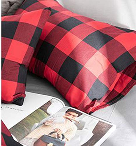 LTLCLZ Literie Rayas en algodón nórdico de Cuatro Piezas, Tintado, en algodón, Nouvelle Literie en algodón Simple (200 * 230 cm)