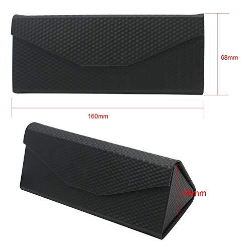 LUCKLYSTAR Caja de vidrios, vasos de almacenamiento portátil de viaje duro B B2