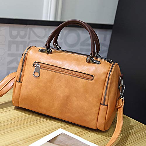 Luckycat Bolsos de Mujer Grandes Bandolera Hobo Bolsos de Piel Sintético Bolso Hombro Mujer Borla