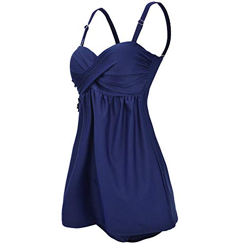 Luckycat Conjunto de Tankinis Mujer Talla Grande, Traje de baño Push up Beachwear Bikini