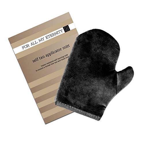 Lujoso guante de terciopelo para aplicar bronceador: el mejor guante aplicador de bronceador de larga duración y calidad prémium, suave al tacto