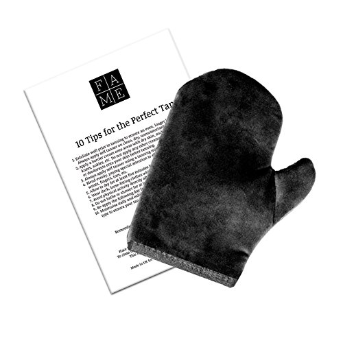 Lujoso guante de terciopelo para aplicar bronceador: el mejor guante aplicador de bronceador de larga duración y calidad prémium, suave al tacto