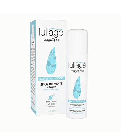 Lullage rougeXpert Spray Calmante Instantáneo Hidratante Facial para Refrescar y Calmar la Piel Sensible o con Rojeces, 50 ml