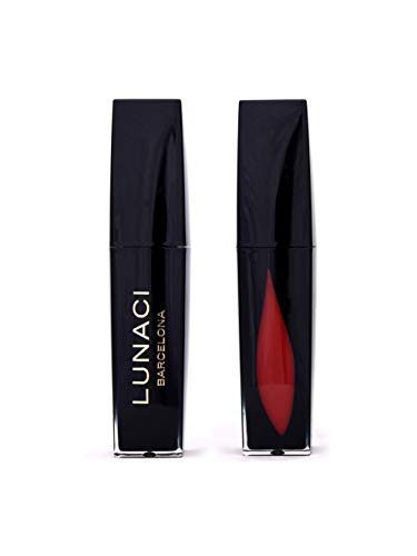 Lunaci Barcelona Barra de Labios Líquida Velvet Efecto óptico Volumizing, hypoallergenic, hypoallergenic TEXTURA NO ESTÉTICA, GRAN FIJACIÓN, SIN PARABENOS (Flamenco 01-V)
