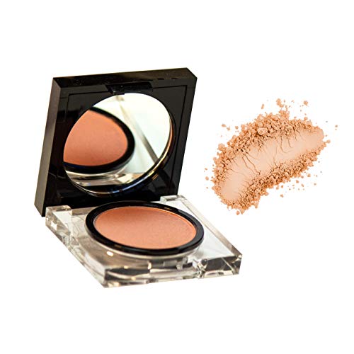 Lunaci Barcelona Colorete,Textura Aterciopelada Acabado Mate,Ligero, natural, hipoalergénico, (Coral 03)