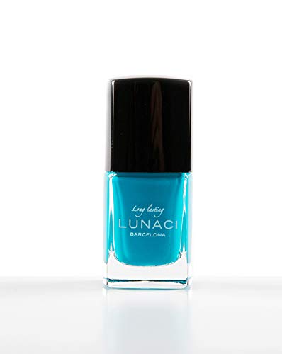 LUNACI Barcelona Laca de Uñas, Esmalte de Uñas Resplandecer Secado Ultra Rápido, Larga Duración, Sin Tolueno, Color: Azul Cielo, 13ml - (Tono: 32 / Sky Blue)